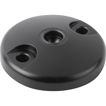 Kipp Plate Anti-Slip Plate, Form:D Zinc, D=120 K0416.41201